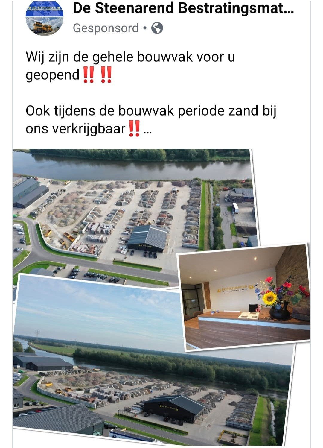 zoekt u bestrating in de bouwvak? wij zijn open!, Tuin en Terras, Ophalen of Verzenden, Beton, Terrastegels