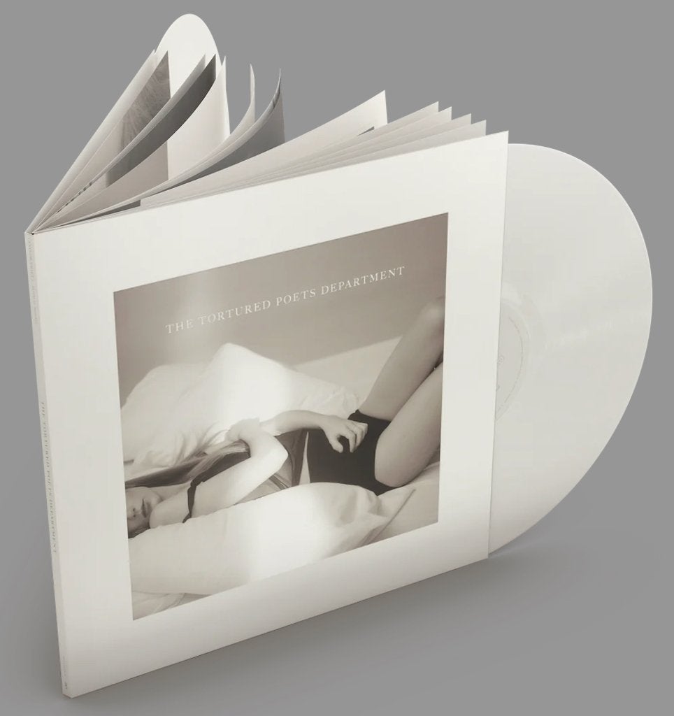 Vinyl 2LP Taylor Swift TTPD GHOSTED WHITE Vinyl Edition NEW, Limited edition, Ophalen of Verzenden, Nieuw in verpakking, 12 inch