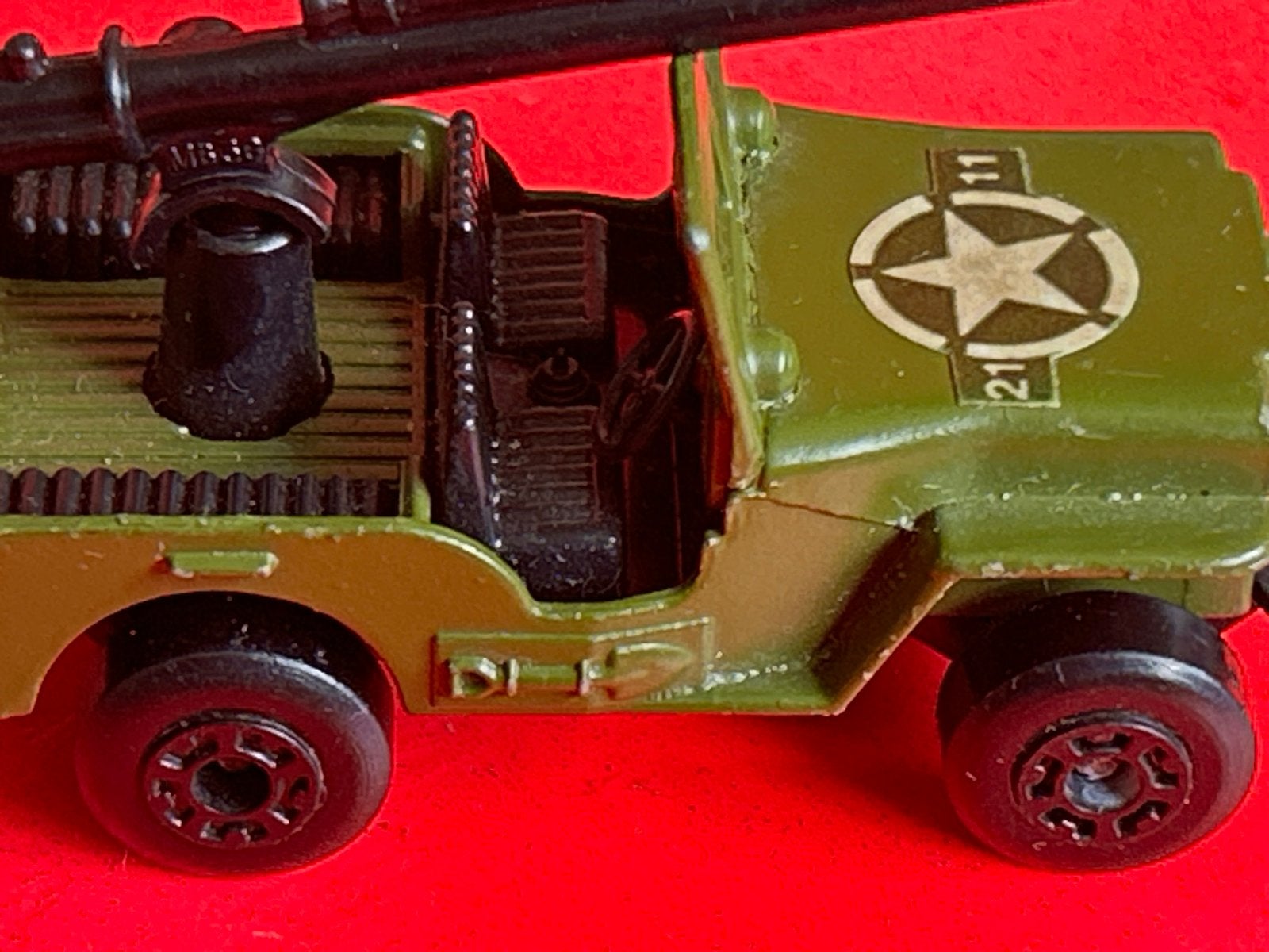 Matchbox Superfast No. 11 Sleet-N-Snow Jeep 1976, Ophalen of Verzenden, Gebruikt