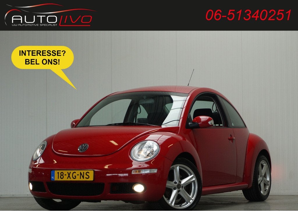 Volkswagen New Beetle 1.8-20V T Highline 150 PK! NL AUTO! BO, Stof, Gebruikt, 4 cilinders, 150 pk