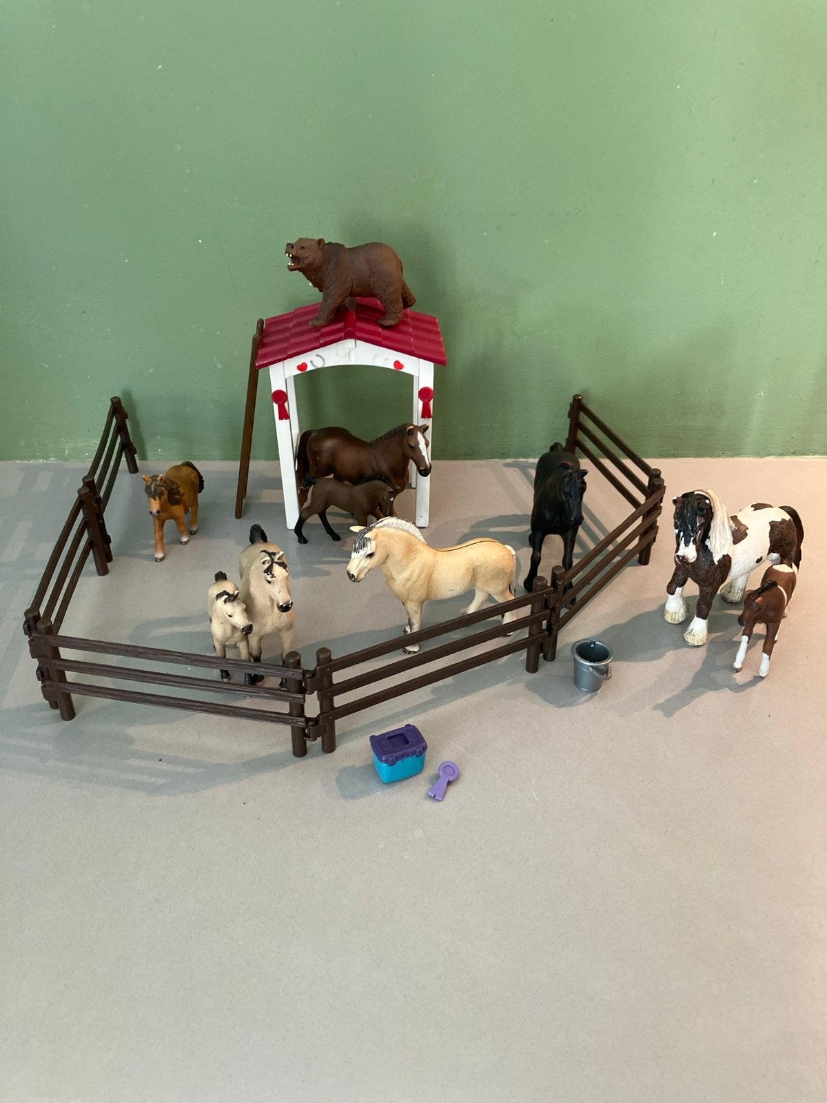 Schleich paarden en boerderijdieren speelset, Verzamelen, Ophalen of Verzenden, Gebruikt