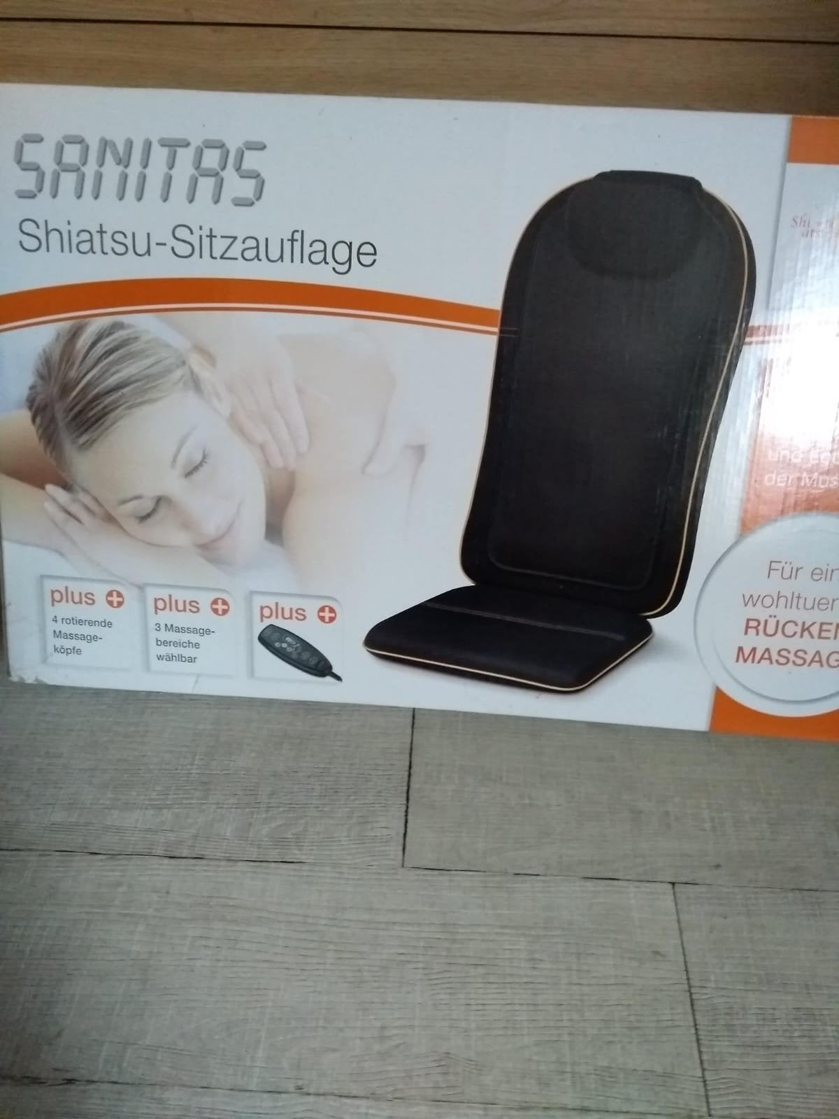 Sanitas Shiatsu-Sitzauflage - Ontspannende Rugmassage, Ophalen of Verzenden