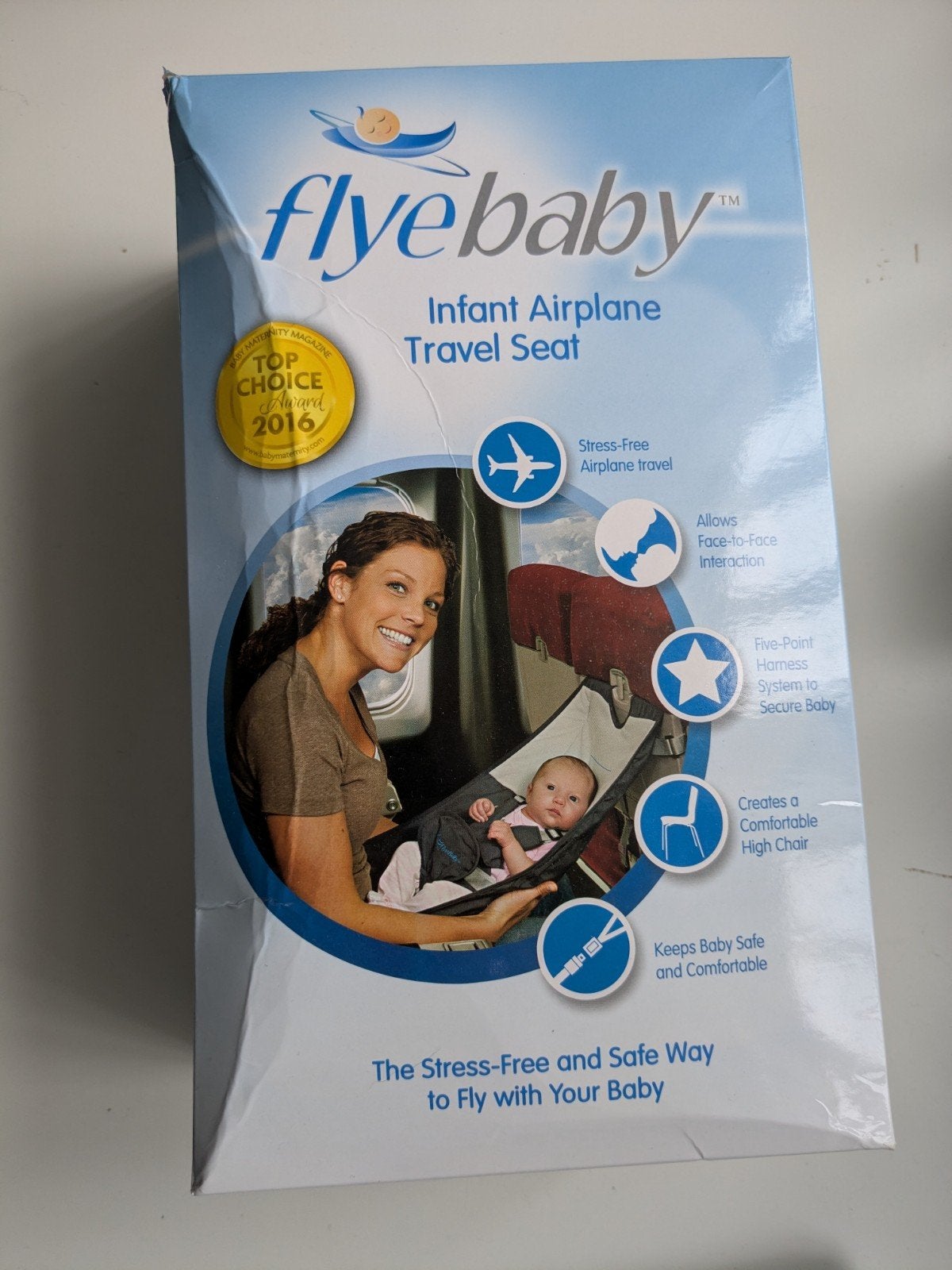 Flybaby vliegtuig babyhangmat / reiswieg, Kinderen en Baby's, Ophalen of Verzenden, Zo goed als nieuw, Overige typen