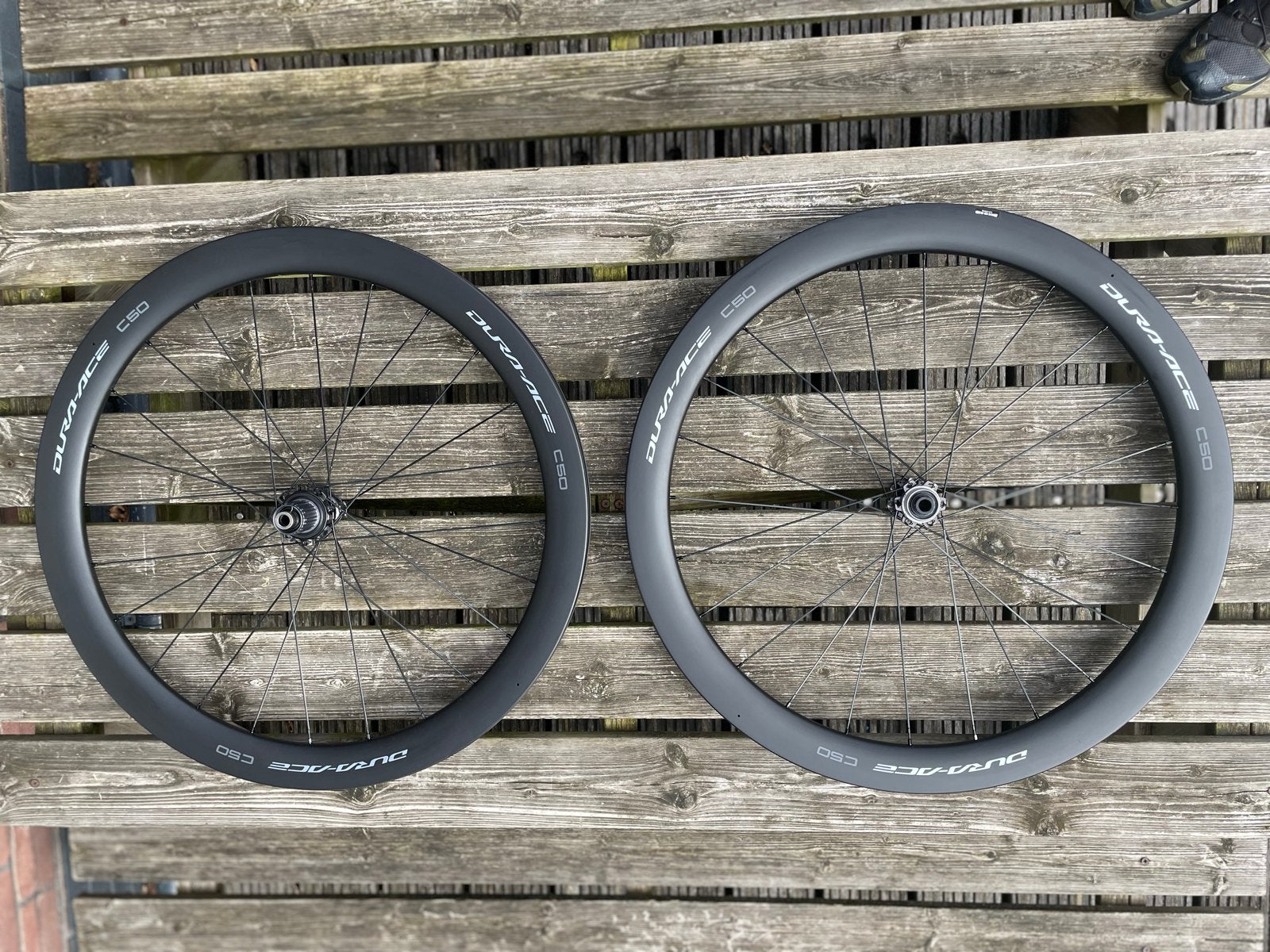 Dura Ace C50 Wielset - Carbon Racefiets Wielen, Wiel, S, Shimano, Nieuw