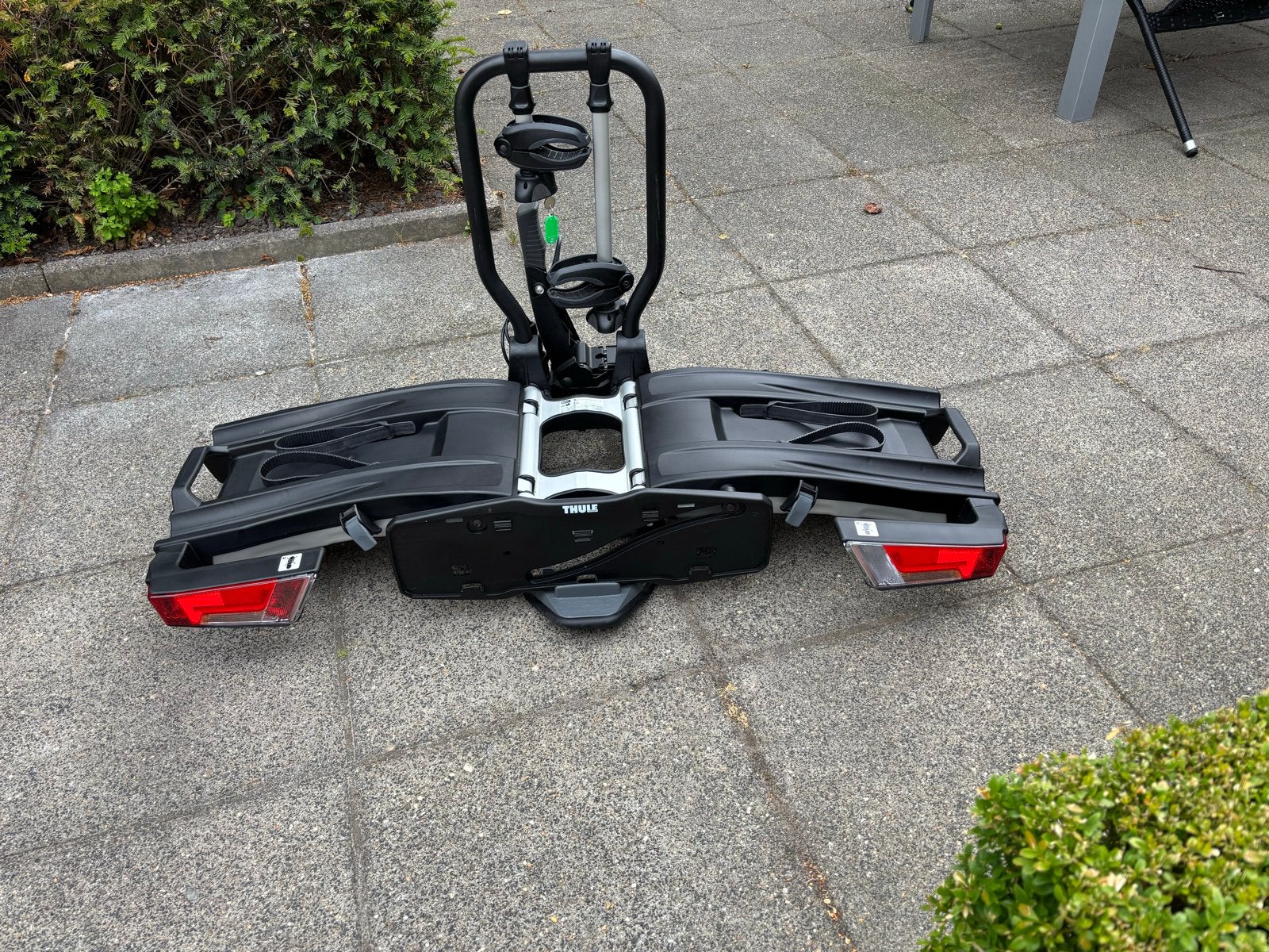 Thule Easyfold XT2 933 Trekhaak Fietsendrager, Auto diversen, Fietsendragers, Ophalen, Elektrische fiets, Zo goed als nieuw, 2 fietsen