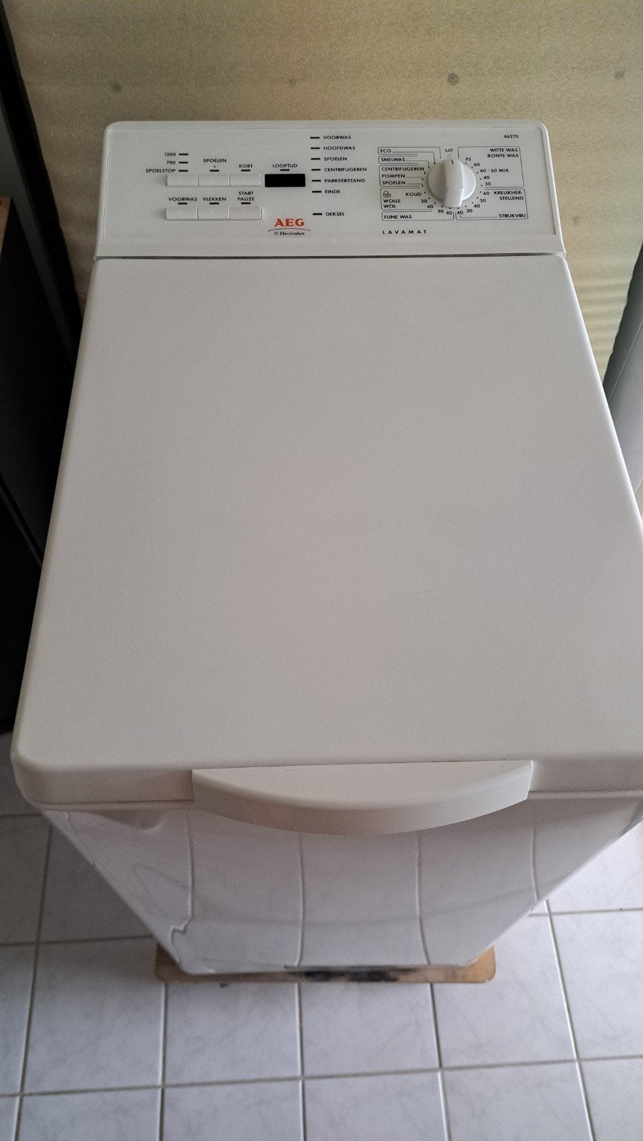AEG Electrolux Lavamat 46270 bovenlader, Ophalen, 1200 tot 1600 toeren, Gebruikt, 4 tot 6 kg