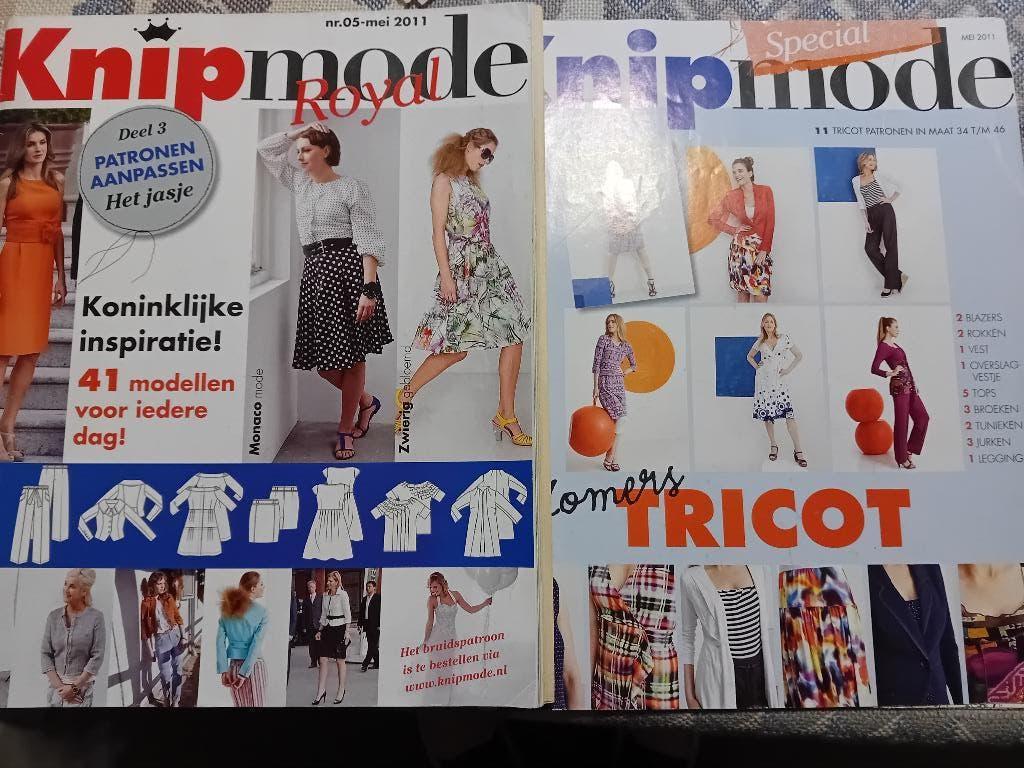 Knipmode mei 2011 met extra blad, Ophalen of Verzenden, Gebruikt, Vrouw, Knipmode