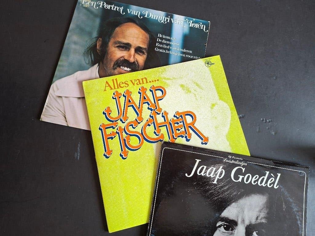 Dimitri v Toren, Jaap Goedel, Jaap Fischer - 3 LP's 10 euro, LP, Gebruikt, Cabaret of Kleinkunst, Ophalen of Verzenden