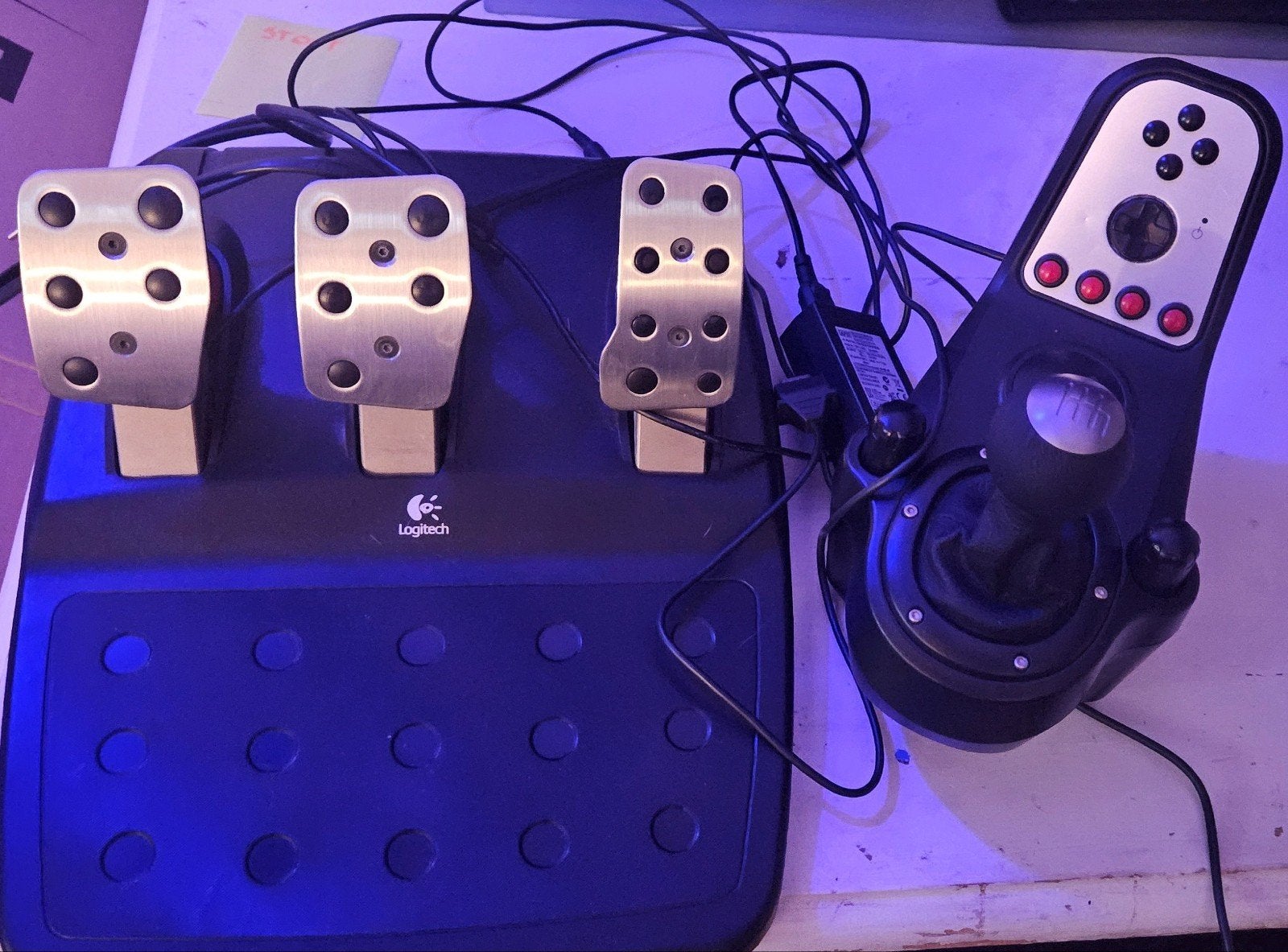 Logitech G27 pedalen en schakelpook, Ophalen, Zo goed als nieuw