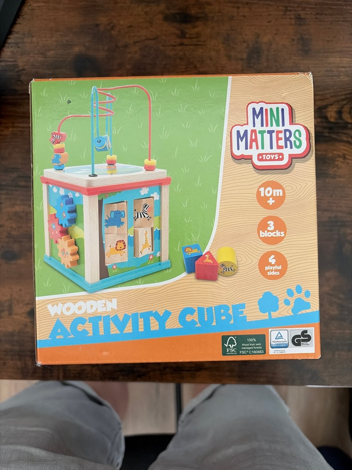 Gloednieuwe Mini Matters Houten Activiteitenkubus, Ophalen, Nieuw, Overige typen