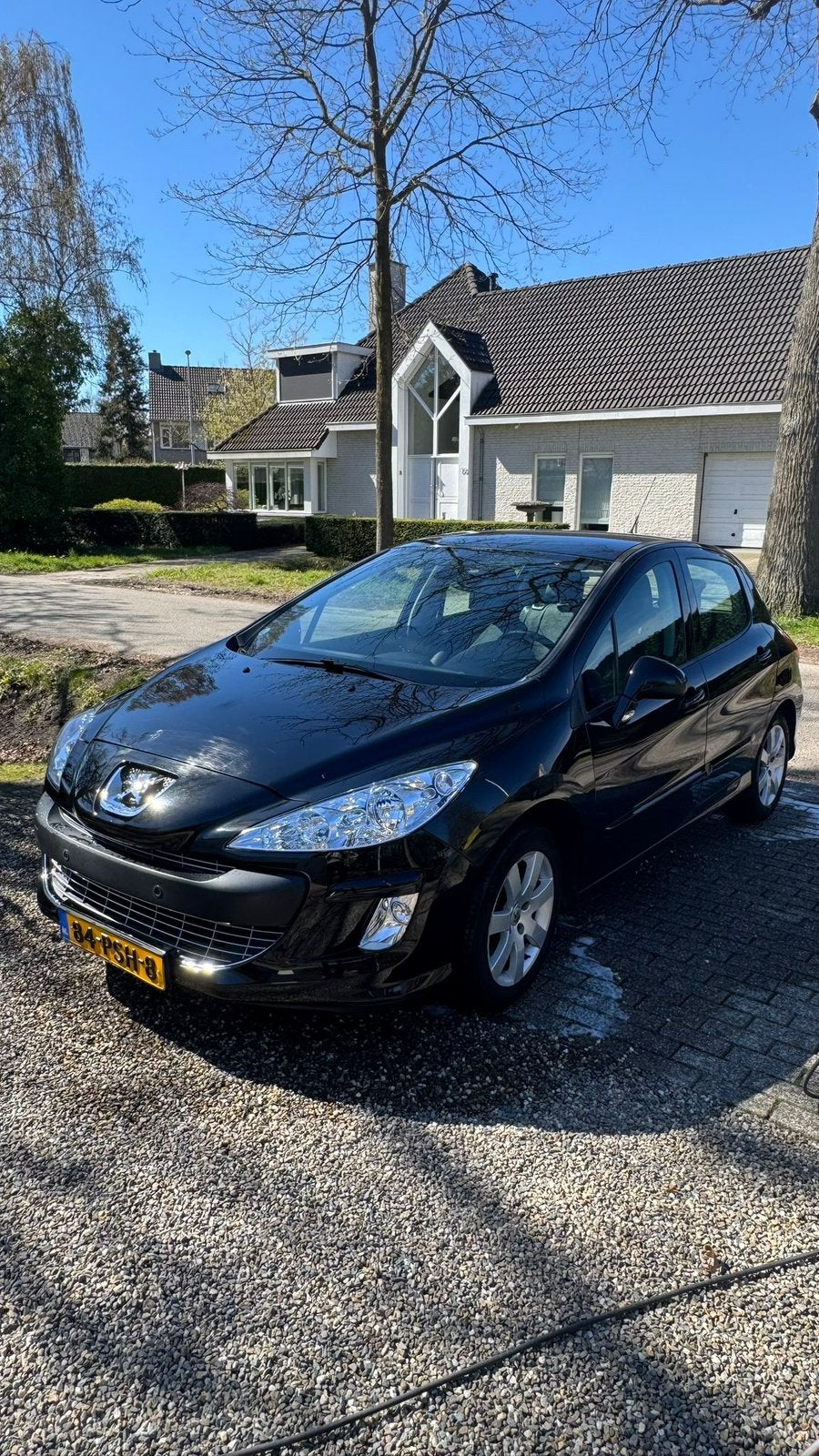 Peugeot 308 1.6 VTI 16V 5-DRS AUT 2011 Zwart, Auto's, 1287 kg, 4 cilinders, Zwart, 690 kg