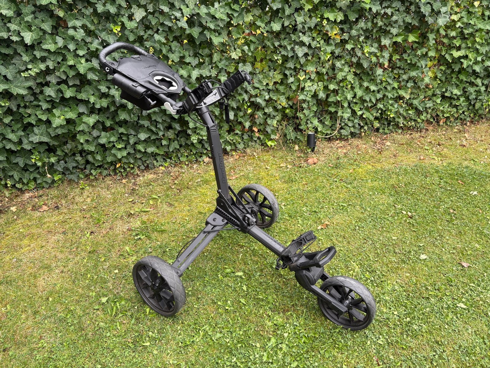 BAGBOY NITRON UITKLAPBARE GOLFTROLLEY (ZWART), Ophalen, Gebruikt, Golfkar, Overige merken