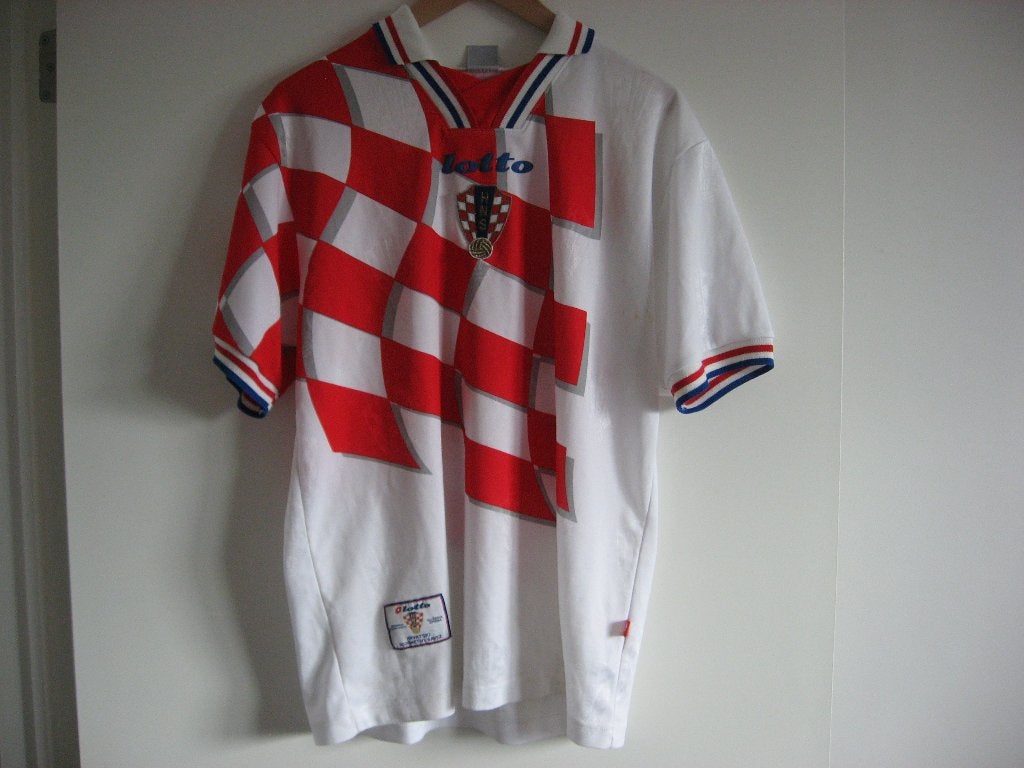 Origineel Kroatië Shirt 1998 Voetbal, Maat XL, Ophalen, Nieuw, Shirt