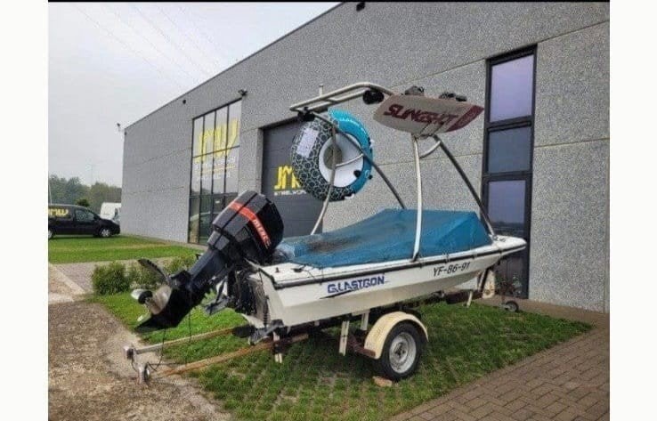 snelle speedboot met trailer, Watersport en Boten, Overige merken, Gebruikt, 70 tot 120 pk, Ophalen of Verzenden