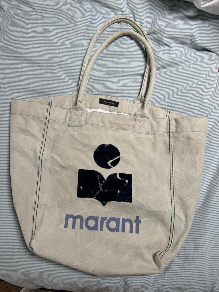 Isabel Marant Shopper Tas - Stijlvol en Ruim, Ophalen of Verzenden, Gebruikt, Beige, Shopper