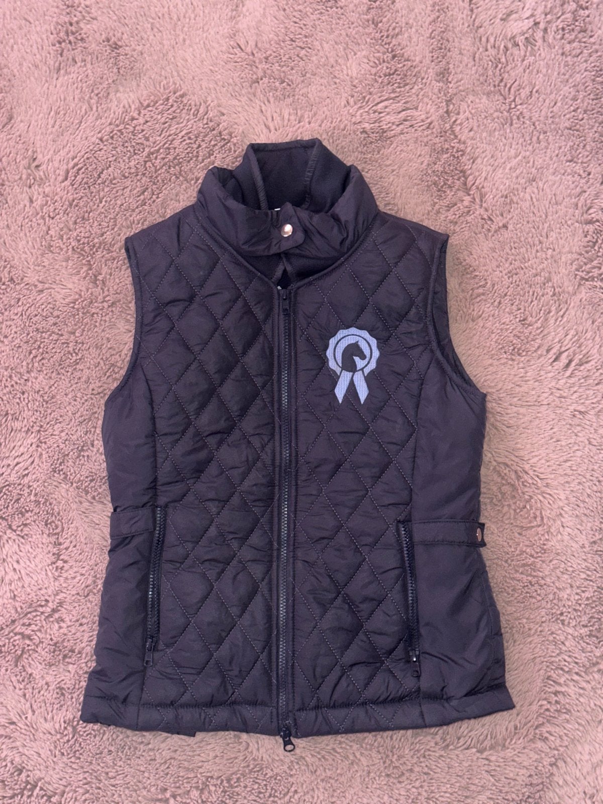 PaardenpraatTV Paardrijden vest (S), Ophalen of Verzenden, Zo goed als nieuw, Jongen of Meisje, Trui of Vest
