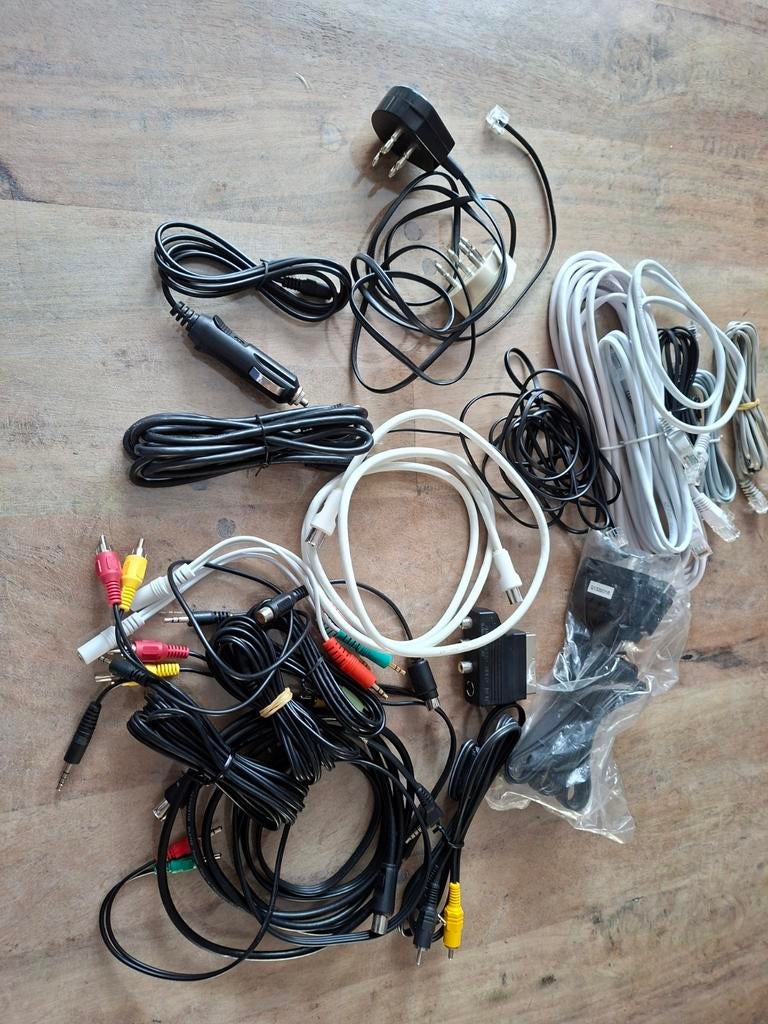 Diverse kabels - Audio, Video, Netwerk en meer, Ophalen of Verzenden, Zo goed als nieuw, Minder dan 2 meter, Overige kabels