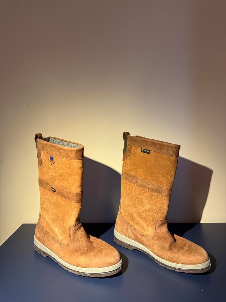 Dubarry - Laarzen - Maat 44 -Bruin Leer - 2 keer gebruikt, Kleding | Heren, Ophalen of Verzenden, Zo goed als nieuw, Zwart, Boots