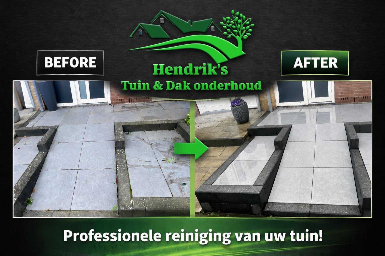 Terras/oprit/ Professionele reiniging, Tuin en Terras, Ophalen of Verzenden