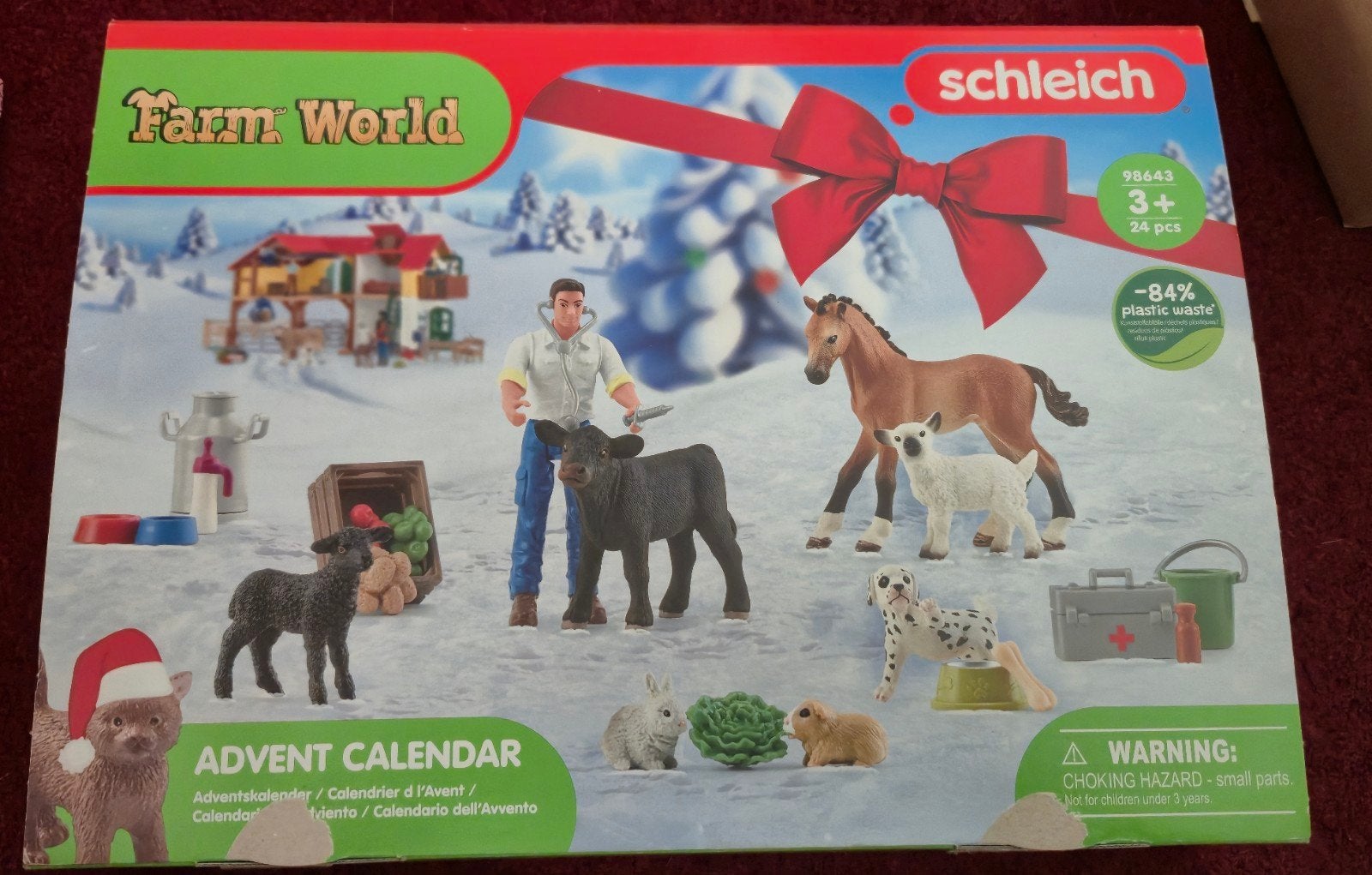 Schleich Farm World adventskalender, Ophalen of Verzenden, Zo goed als nieuw, Jongen of Meisje