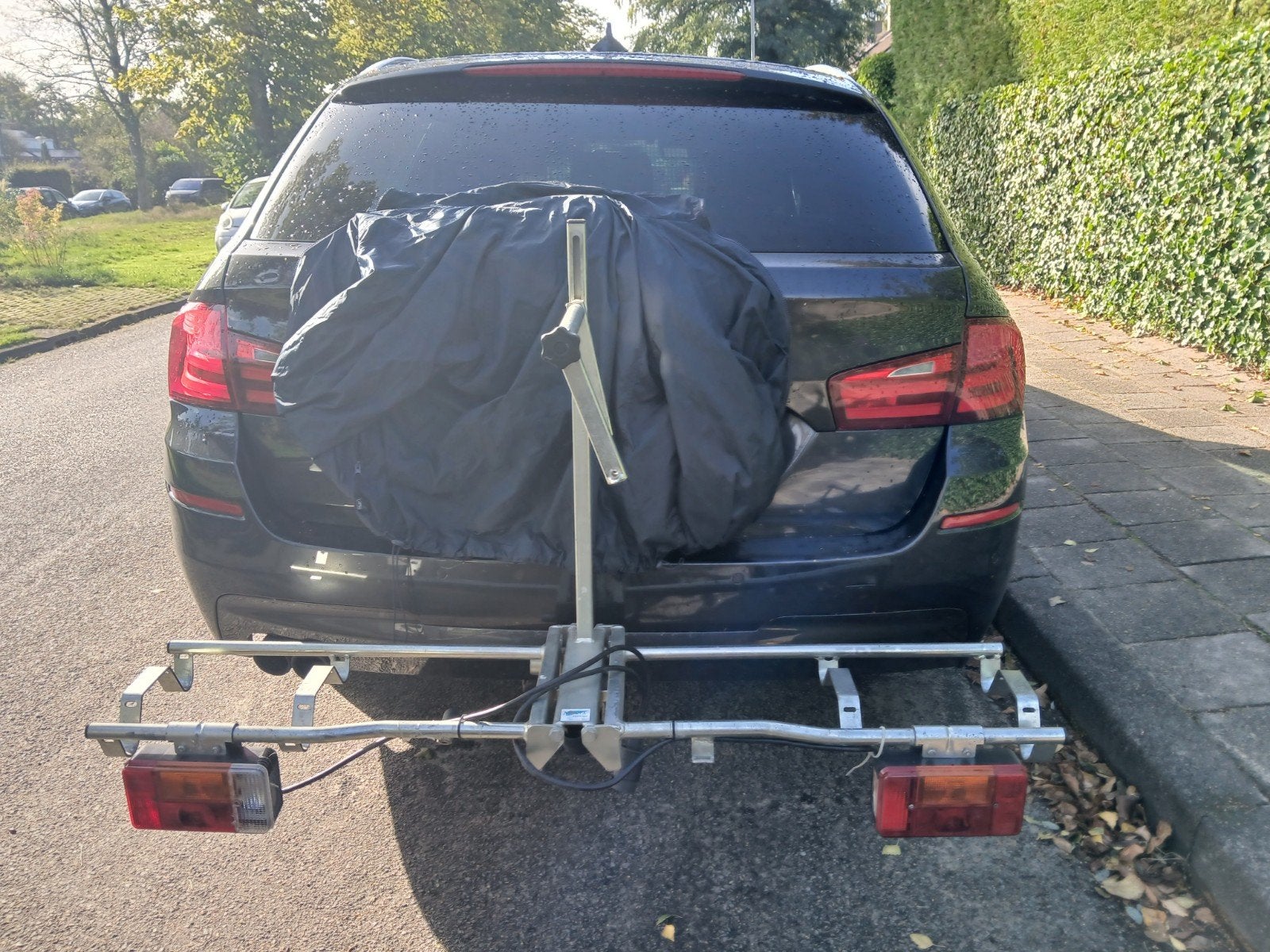 Stevige fietsendrager voor 2 fietsen op trekhaak, Ophalen, 2 fietsen, Gebruikt, Trekhaakdrager