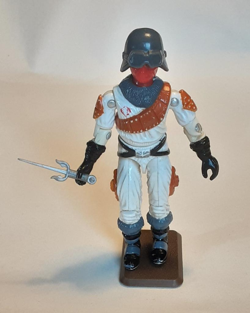 Vintage G.I. Joe Ice Viper Actiefiguur 1987 Hasbro, Ophalen of Verzenden, Gebruikt
