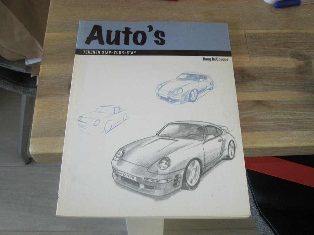 Auto's Tekenen Stap-voor-Stap - Doug DuBosque, Boeken, Ophalen of Verzenden, Zo goed als nieuw, Tekenen en Schilderen, Doug DuBosque