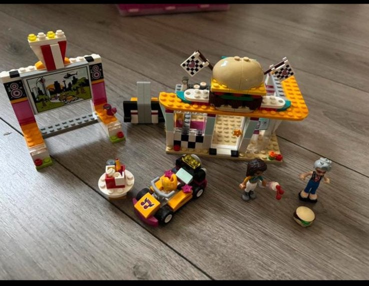 Lego Friends Go-kart diner 41349, Lego, Friends, Ophalen of Verzenden, Zo goed als nieuw