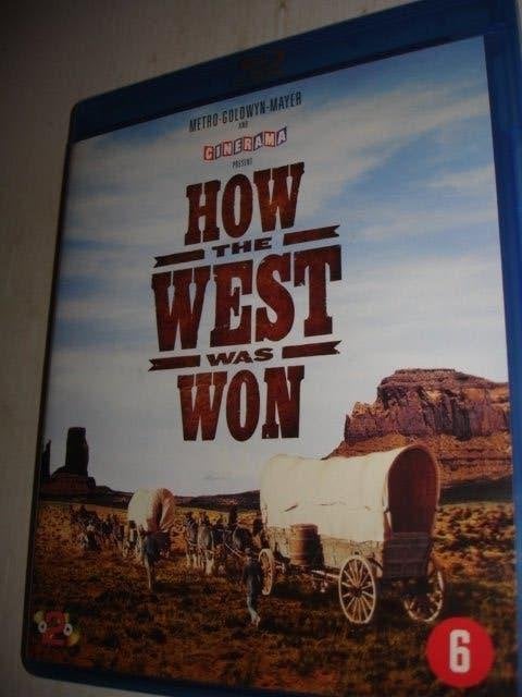 How the West was Won- 1962- John Wayne- 2- BLU RAY- (NIEUW), Cd's en Dvd's, Blu-ray, Verzenden, Nieuw in verpakking, Klassiekers