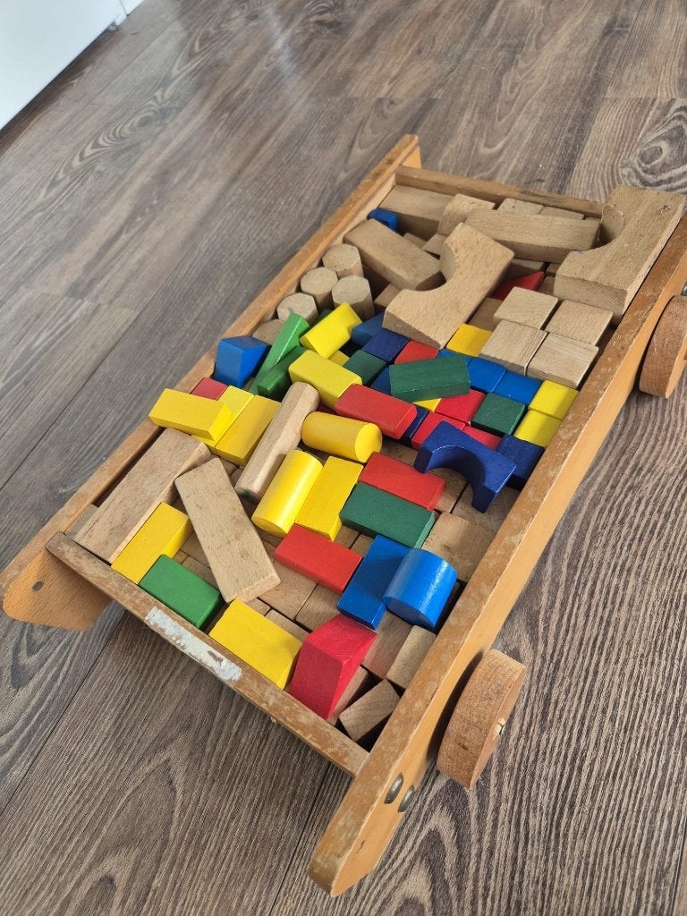 blokkendoos, goed voor uren speelplezier, Ophalen, Gebruikt, Overige typen