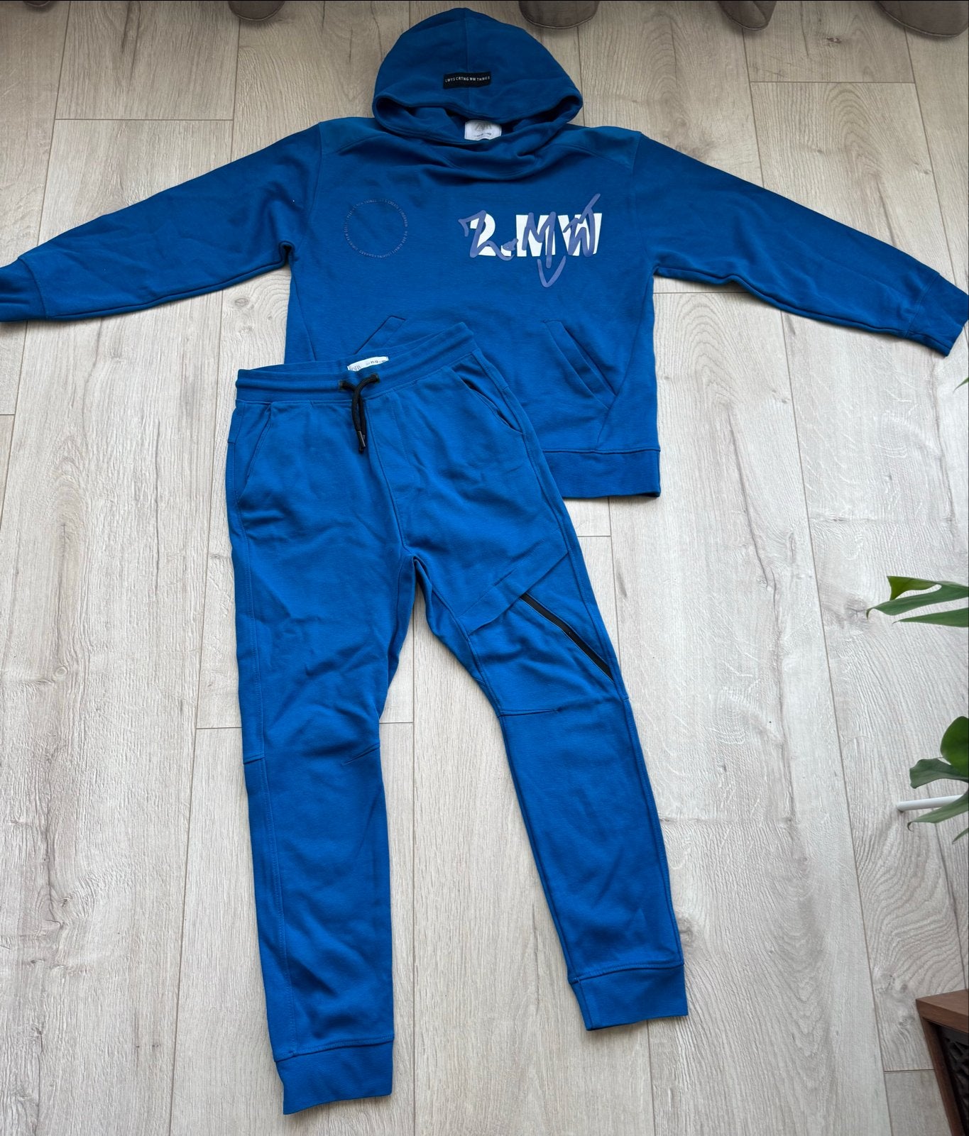Zara Jongens Trainingspak - Blauw (Maat 152), Ophalen of Verzenden, Zo goed als nieuw, Jongen, Setje