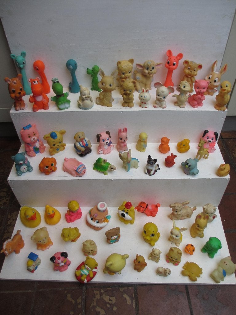 67 mooie pieppoppetjes vintage piepfiguren jaren 60-70, Antiek en Kunst, Antiek | Speelgoed, Ophalen of Verzenden