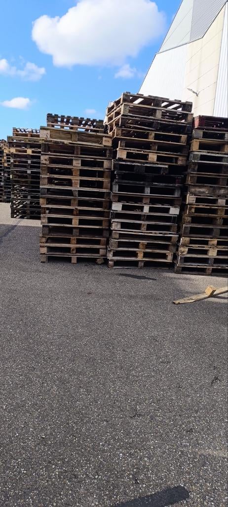 Pallets,bruikbare en kapotte, Ophalen, 50 mm of meer, Pallet, Minder dan 200 cm