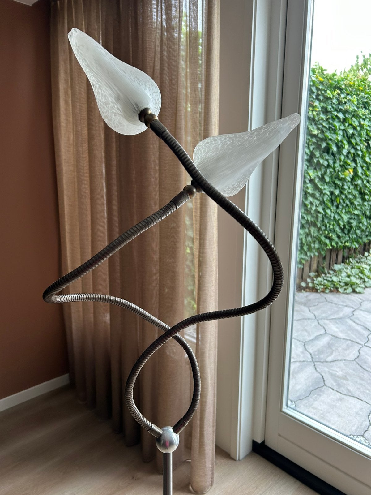 Copini design vloerlamp, Ophalen, Gebruikt, Glas, 150 tot 200 cm