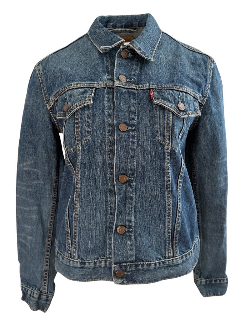 Levi's spijkervest M, Blauw, Ophalen of Verzenden, Zo goed als nieuw, Maat 34 (XS) of kleiner