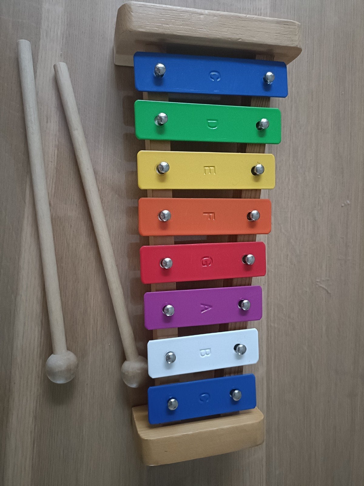 xylofoon en 2 stokjes, Ophalen of Verzenden, Zo goed als nieuw, Overige typen, Met geluid