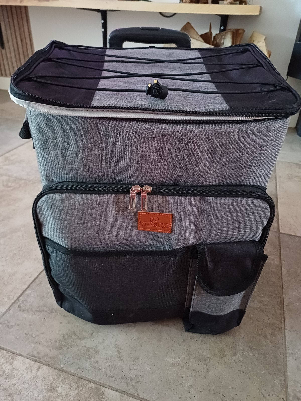 Koeltas trolley, Ophalen, Zo goed als nieuw, Hard kunststof