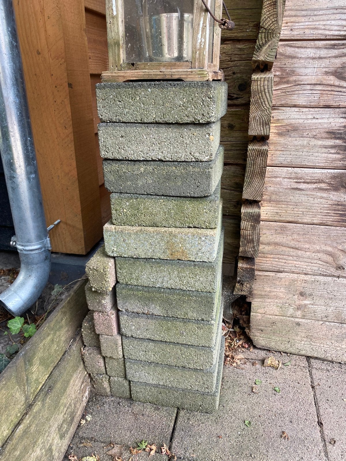 Gratis tegels, Ophalen, Gebruikt, Beton, Terrastegels