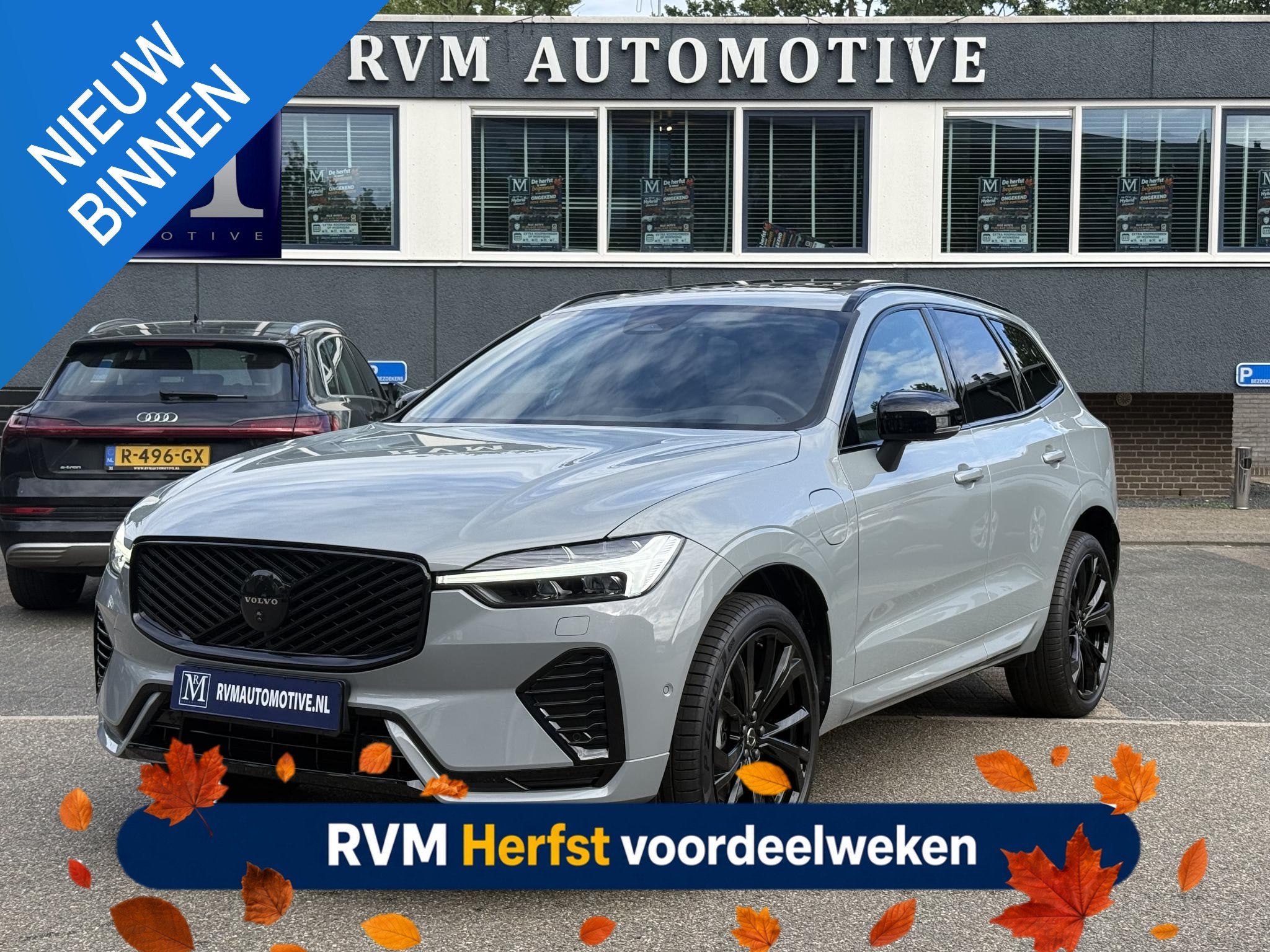 Volvo XC60 2.0 T8 Plug-in hybrid AWD Plus Black Edition VAN, Auto's, Automaat, Gebruikt, Euro 6, 4 cilinders