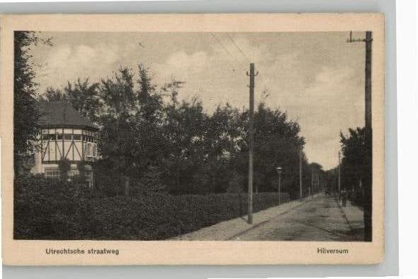 Hilversum Utrechtsche Straatweg st 1919, Ophalen of Verzenden, Voor 1920, Gelopen, Noord-Holland