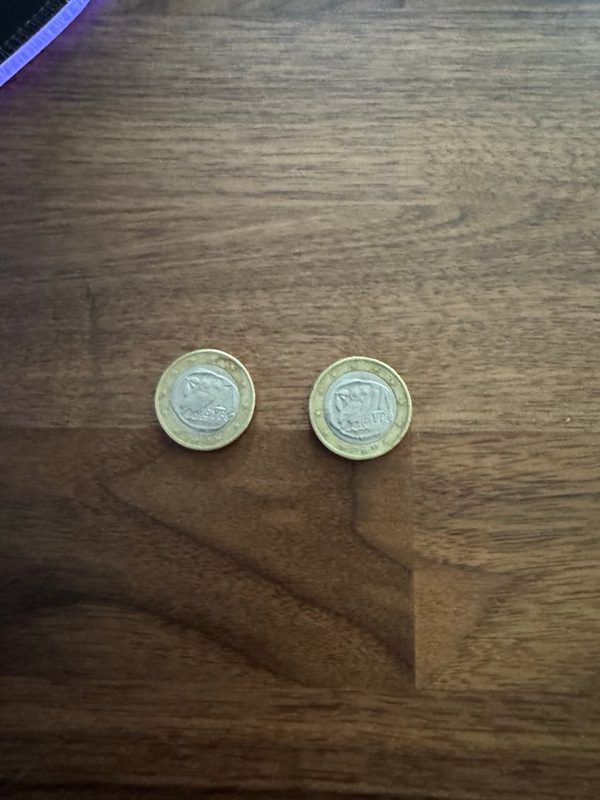 2x 1 Euro munt griekenland  2002, Postzegels en Munten, Munten | Europa | Euromunten, Ophalen of Verzenden, Griekenland, 1 euro