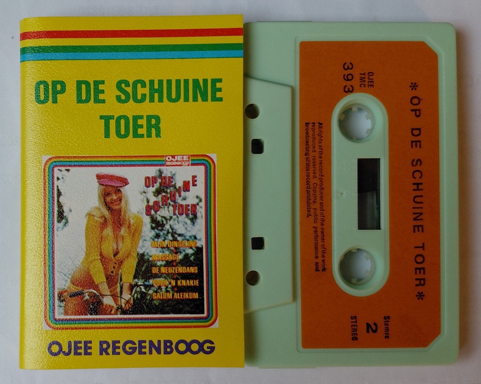 TMC  - 393. (OJEE) Op de schuine toer., Ophalen of Verzenden, Zo goed als nieuw, 1 bandje
