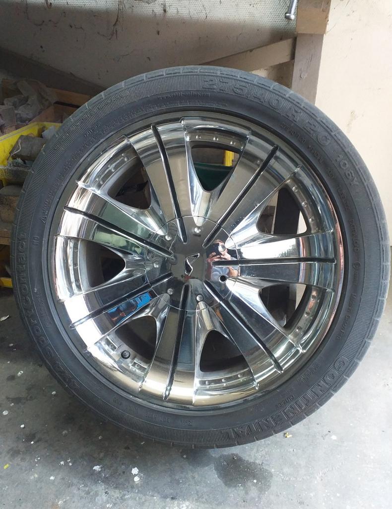 4 wielen  voor chevy express, Auto-onderdelen, 275 mm, Ophalen of Verzenden, Band(en), 20 inch