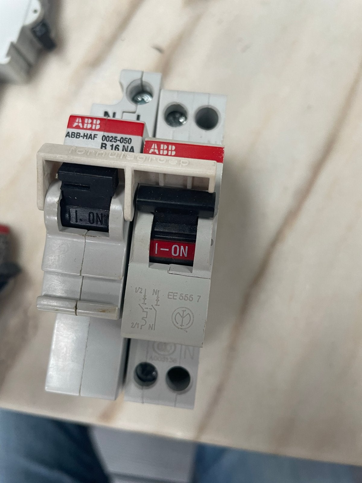 ABB-HAF 0025-050 B 16 NA Installatieautomaten, Ophalen of Verzenden, Gebruikt, ABB, Installatieautomaat