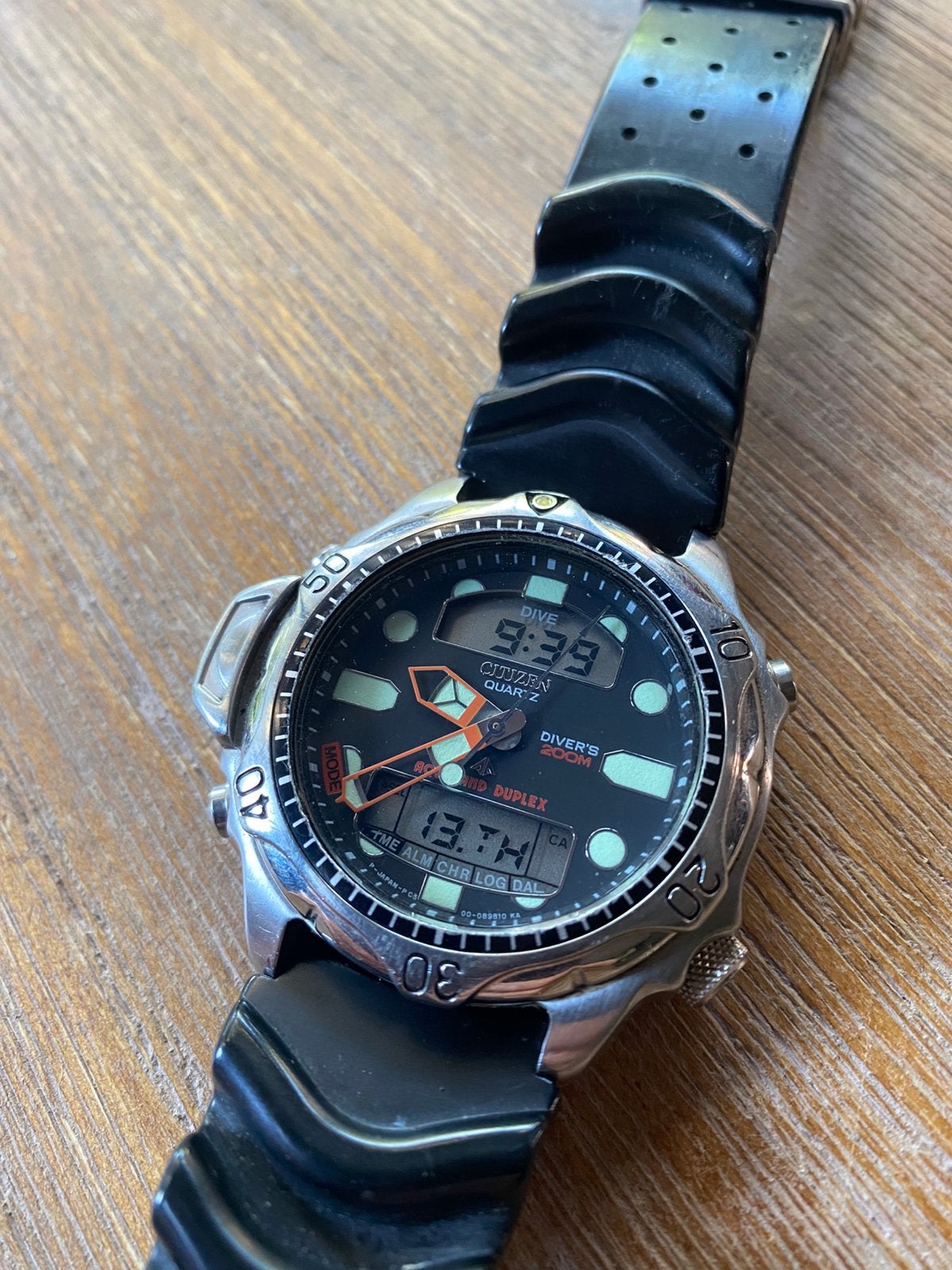 Citizen Aqualand Duplex Promaster horloge., Ophalen, Gebruikt, Staal, Overige materialen