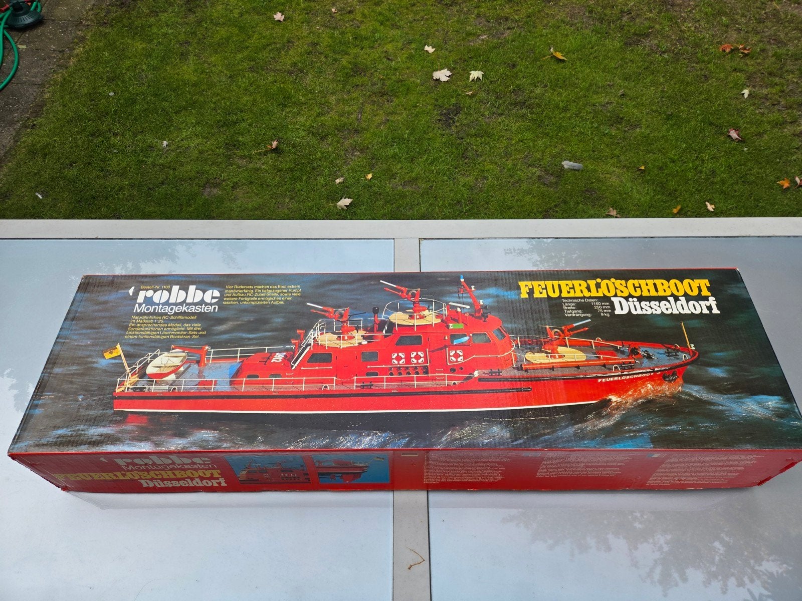 Vintage Robbe RC boot Düsseldorf bouwdoos model kit 1100, Ophalen, Zo goed als nieuw, Overige merken