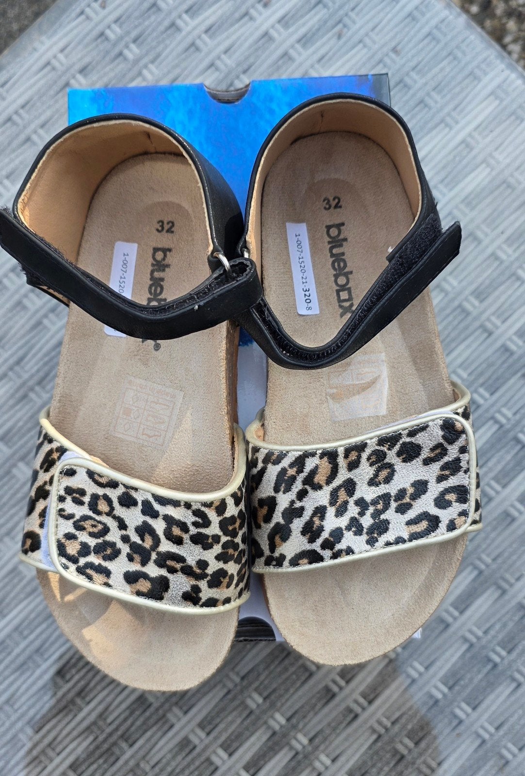 Bluebox Sandalen met Luipaardprint - Maat 32, Zwart, Nieuw, Bluebox, Sandalen of Muiltjes