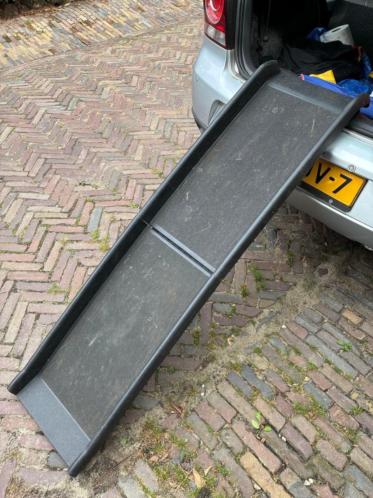 Lichtgewicht honden loopplank, inklapbaar, Ophalen, Gebruikt