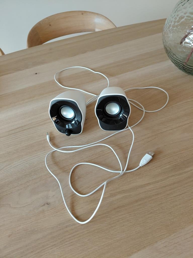 Logitech - Speaker set - Wit, Ophalen of Verzenden, Overige merken