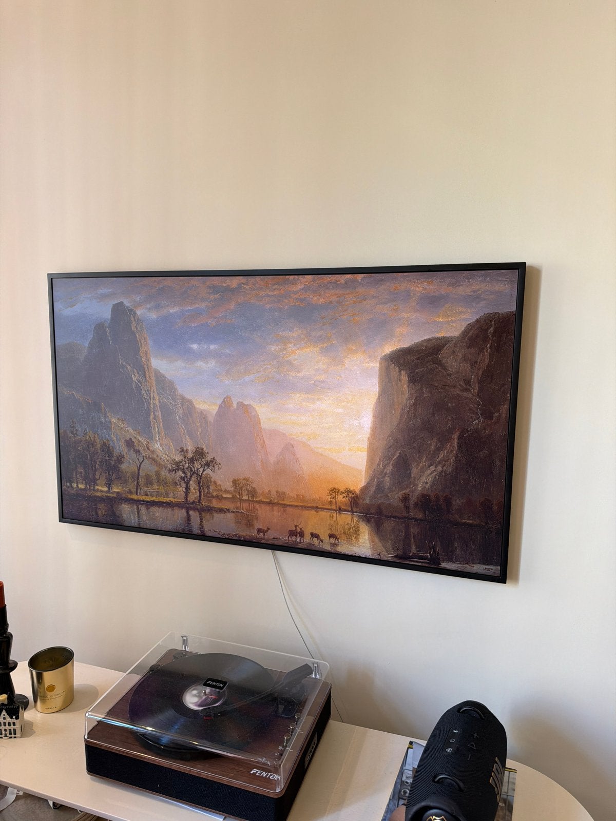 Samsung The Frame 43 inch 4K QLED Smart TV (2023), Audio, Tv en Foto, Televisies, Ophalen, QLED, 50 Hz, Zo goed als nieuw